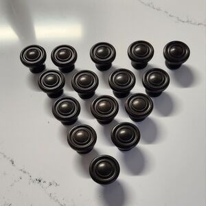 Antiqued Finish Cabinet or Drawer Pulls (15)